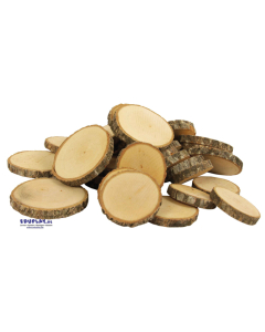 1 kg rondelles bois naturel 6 à 9cm