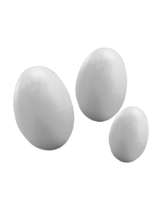 100 œufs styropor pièces tailles assorties