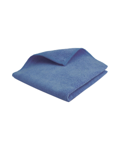 lavette microfibre 220g 38x38cm coloris bleu lot 5 unités