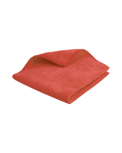lavette microfibre 220g 38x38cm coloris rouge lot 5 unités