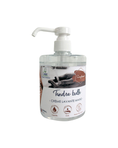 creme lavante mains fleur de lin ecolabel flacon pompe 500ml