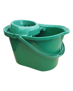 seau rectangulaire 15l + essoreur pour balai espagnol