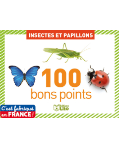 100 bons points les insectes et papillons