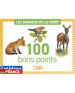 100 bons points les animaux de la forêt