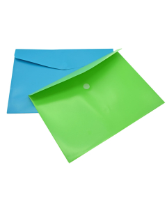 pochette a scratch recyclee 33,2x23,8cm coloris vert