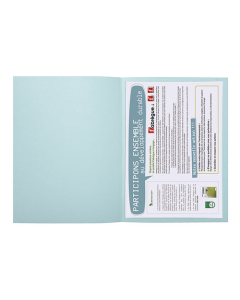 Chemises Forever® 220 100% recyclé - 24x32cm - Bleu clair