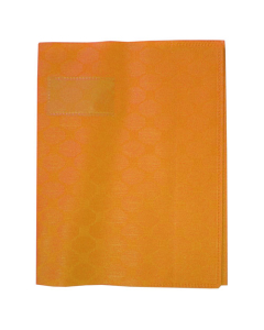 Protège-cahier 17x22cm PVC opaque 9/100è orange