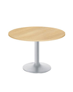 Table individuelle ronde D100 chêne clair