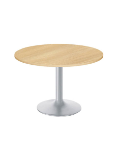 Table individuelle ronde D120 chêne clair