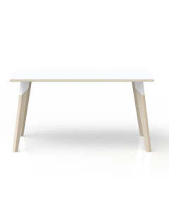 Table rectangulaire Evasion 140 x 80 cm blanc