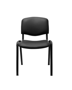 Chaise polyvalente Anthra+ - Assise Simili Cuir noir