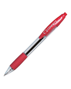 Stylo bille rétractable rouge