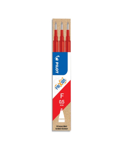 Frixion ball fine 3 recharges rouge