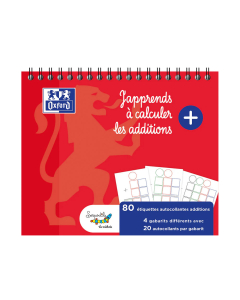 bloc 80 gabarits d'addition 15x12,5cm