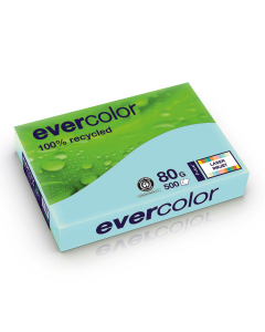 Evercolor recyclé bleu a4 ramette 500f 80g