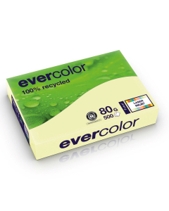 Evercolor recyclé jaune a4 ramette 500f 80g