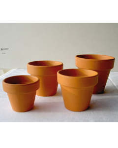 5 pots argile ø 9cm