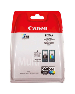 Canon pg560 - cl561 multipack 4 couleurs