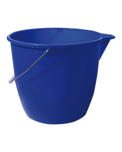 seau rond 12l bleu avec bec