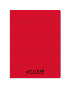 CAHIER 24X32 POLYP. ROUGE 96P SEYES