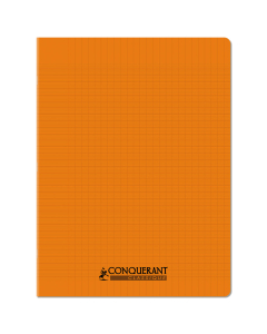 CAHIER 24X32 POLYP.ORANGE 96P SEYES
