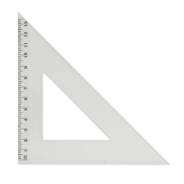 Equerre graduée 45° 21cm