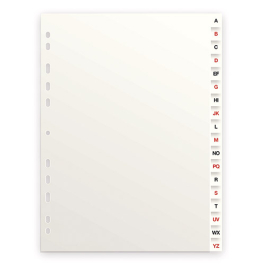 Lot De 3 Jeux De 20 Cartes Index Alphabétiques A-Z - Guides Pour Dossiers Et Recettes 5,6 X 8,9 Cm